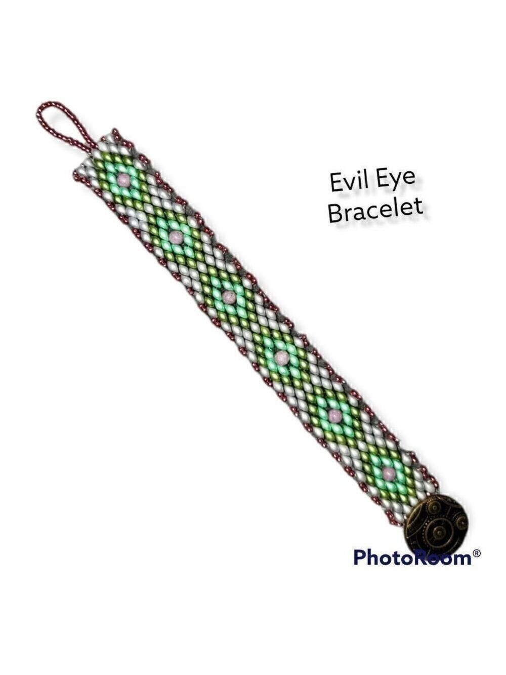Evil Eye Bracelet Beaded #B208